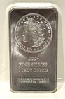 1 oz SilverTowne Morgan Silver Bar - 0.999
