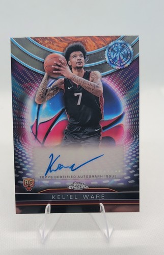 2024-25 Topps Chrome - Certified Rookie Autographs Kel'el Ware #TCRA-KW (AU, RC)