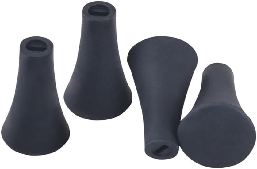 8 Pack Rubber Cap Silicone Tips Replacement Parts Piece for RAM X-Grip Black 