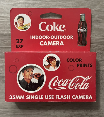 35mm Single Use Flash Camera Color Prints 27 Exp Indoor-outdoor