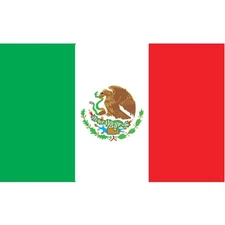 ANNIN FLAGMAKERS 195712 Mexico Flag,5x8 Ft,Nylon 5JFX3