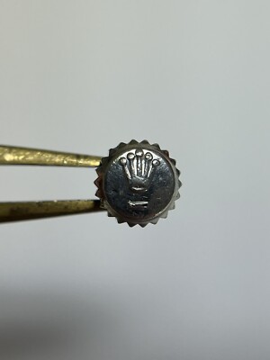 Genuine Rolex 24 600 6mm Steel Crown. (9)