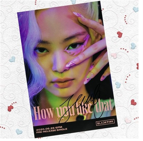 BLACKPINK BORN PINK Autographed Photo 6'' Autographs LISA Jennie ROSE Jisoo Gift - Picture 10 of 20