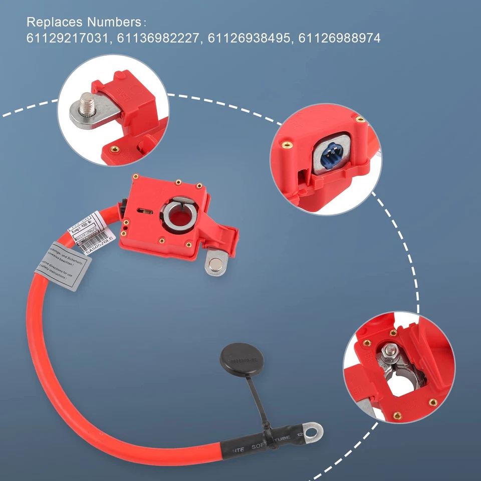 Cable terminal positivo de batería (pole plus) para 08-13 BMW 128i E82/E88 Foto 3 de 4
