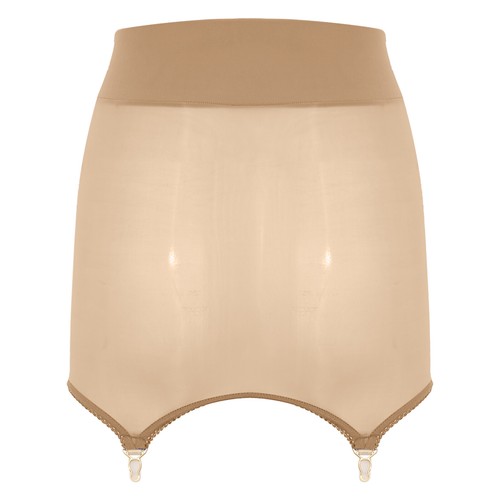 DE Damen Rock Transparent Bodycon Rock Mit Strumpfhalter Mini Rock Clubwear - Picture 17 of 70