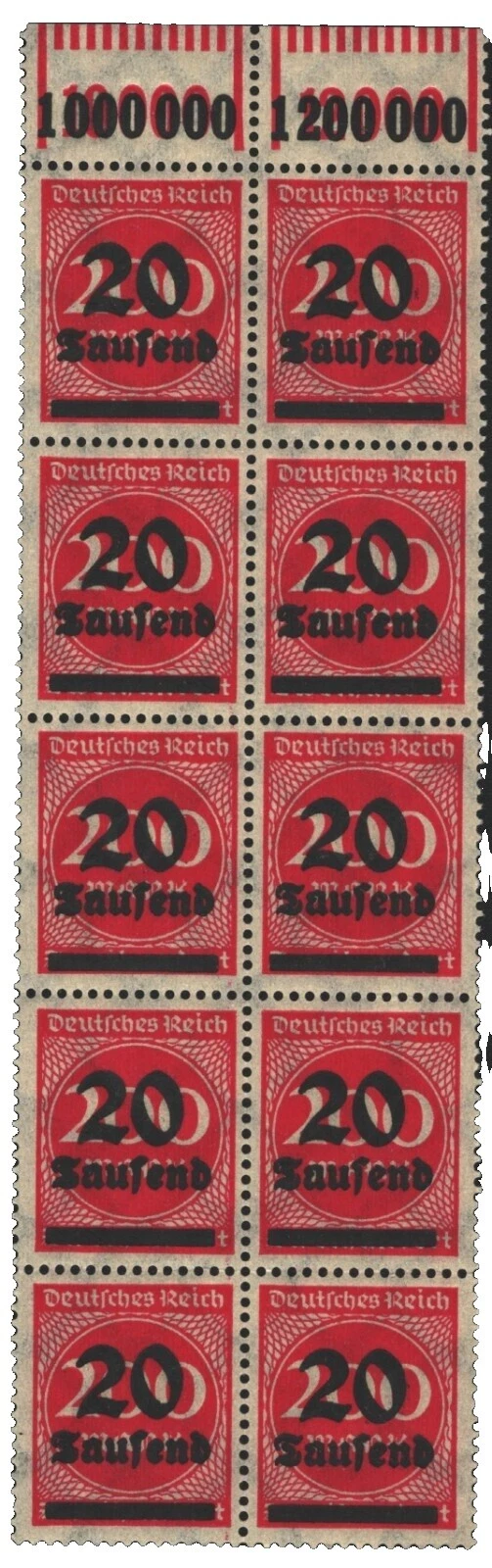 Gastos De Envío pre-decimal alemán Sellos y Colonias