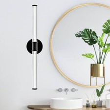 23inch Dimmable LED Vanity Light Wall Mount 360&deg;Wall Sconce, Black Wall Mount