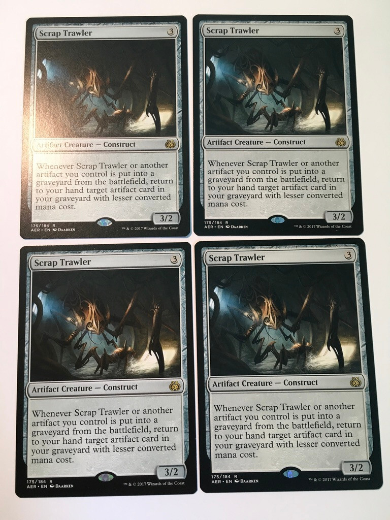MTG Scrap Trawler X4 - LP - Aether Revolt - Magic the Gathering