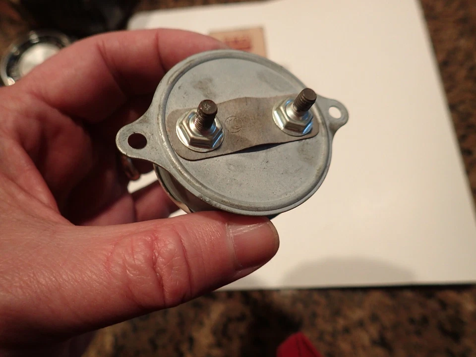 Ford 1958 medidor de temperatura, ¡nuevo en stock! B8A-10883-A Foto 3 de 4