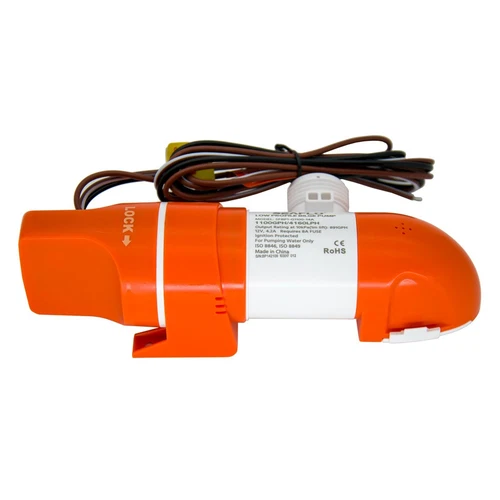 SEAFLO 1100GPH Bilge Pump Automatic Boat Marine Water Pump Low Profile 12V - Picture 3 of 8