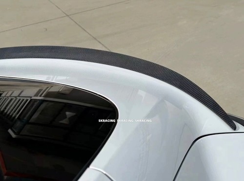 For 2017-2023 Tesla Model 3 Carbon Fiber Rear Trunk Lid Spoiler Wing Body Kits - Picture 15 of 20