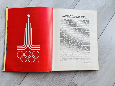 Vintage Illustrated Book Olympics 80 (English Version!!!)