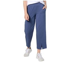 Denim  Co. Active Duo Stretch Relaxed Leg Crop Pant Indigo