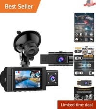 24-Hour Parking Monitor Dash Cam - G-Sensor Emergency Recording  Loop Function