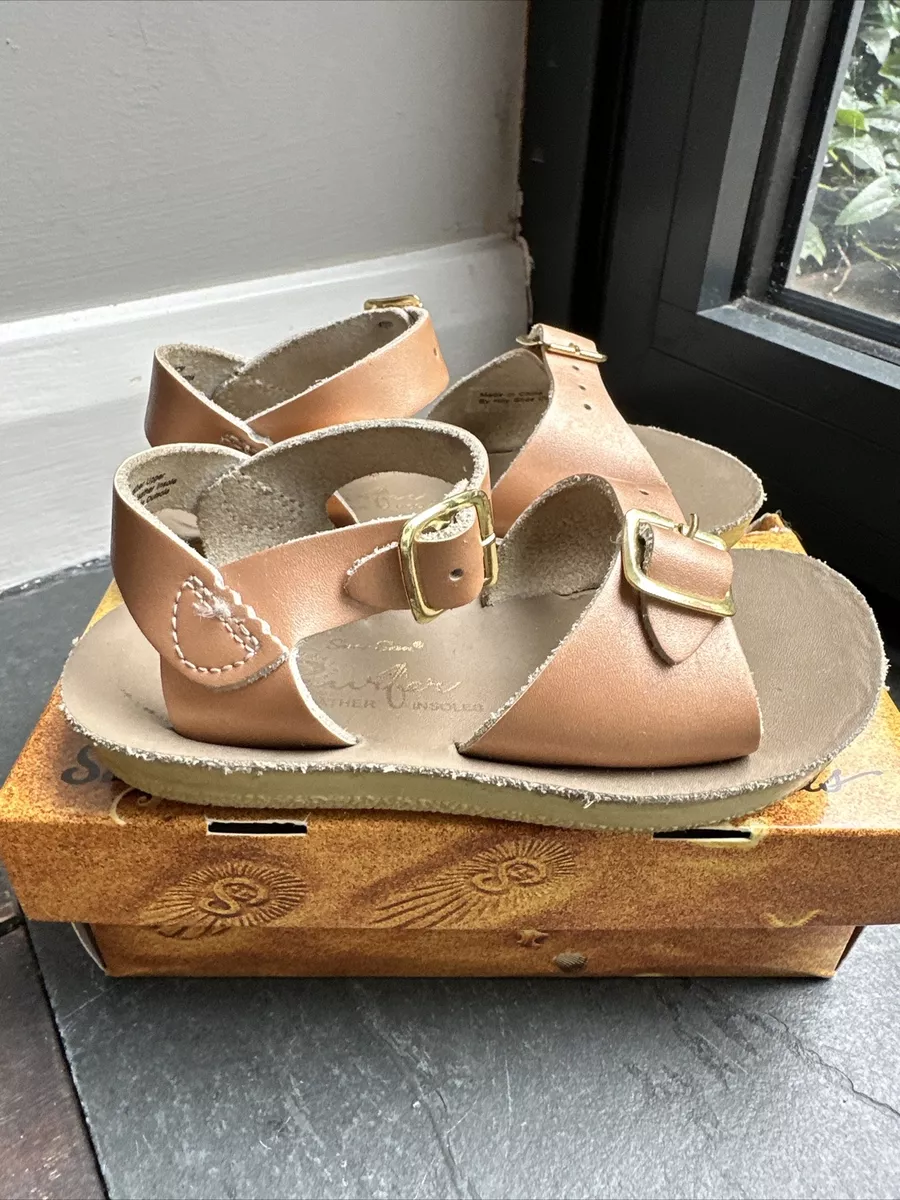 Salt Water Sandals Kids Sun Sand Size Youth UK 8 Rose Gold eBay