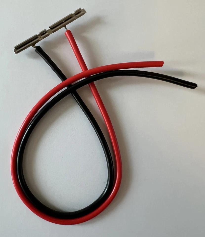 Code 100/83 Terminal Rail Joiners (10 Pair), HO Scale, Nickel Silver w 8" Leads - Image 3 of 4