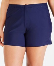 Island Escape 299241 Women's Plus Size Swim Shorts Swimwear Size 22W