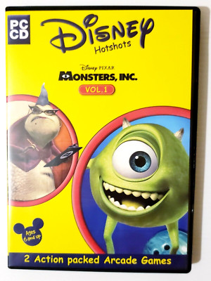 Disney Hotshots, Monsters Inc, Vol 1 - Zwei PC Spiele