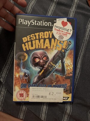 Zerstöre alle Menschen! Playstation 2 PS2 Spiel 2005 PAL komplett mit Handbuch