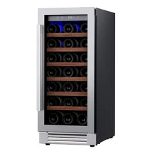 Ca'Lefort 15" Wine Cooler Wine Refrigerator Freestanding Wine Fridge Soda Beer