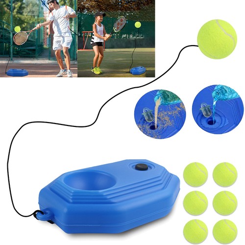 Solo Tennistrainer Rebound Ball mit 6 Bällen für Selbsttennistraining Anfänger - Bild 2 von 12