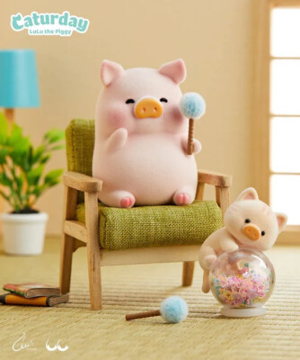 CATURDAY LuLu The Piggy KITTY TEASER TOYZEROPLUS Art Toy *SHIP FROM USA