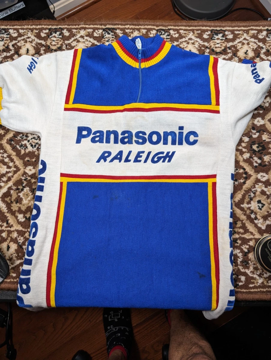 Maillot cycliste TI-RALEIGH années 80 vintage shirt jersey maglia