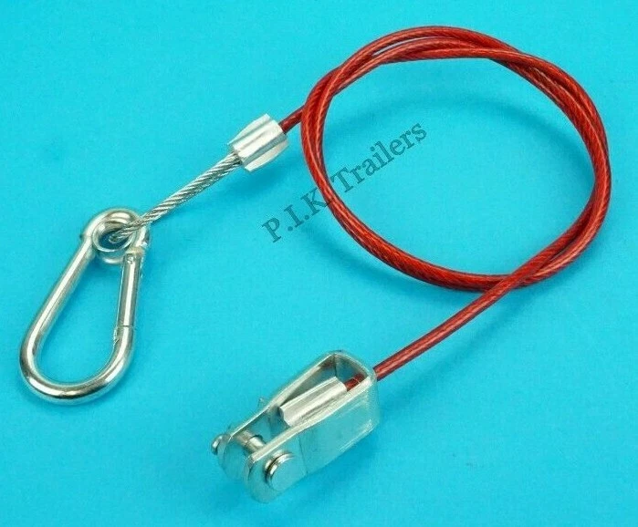 Breakaway Cable with CLEVIS PIN Fitting for Ifor Williams Horsebox & Trailer