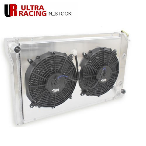 Cooling Radiator for Chevy Corvette C3 19771982 350 V8 5.7L 3 Row