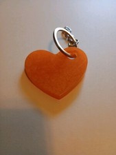 Homemade Resin Heart Shaped Keychain