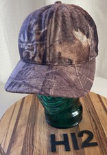 VINTAGE CAMO HUNTING HAT SNAPBACK ADJUSTABLE MADE IN THE USA VGC H12