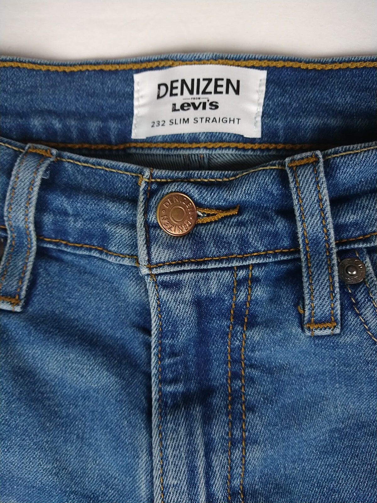 Levi's Denizen 232 Slim Fit Light Blue Jeans (Men Siz… Gem