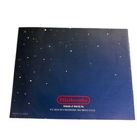 Nintendo NES MAX Controller Instruction MANUAL ONLY Original 1980s VTG Gaming