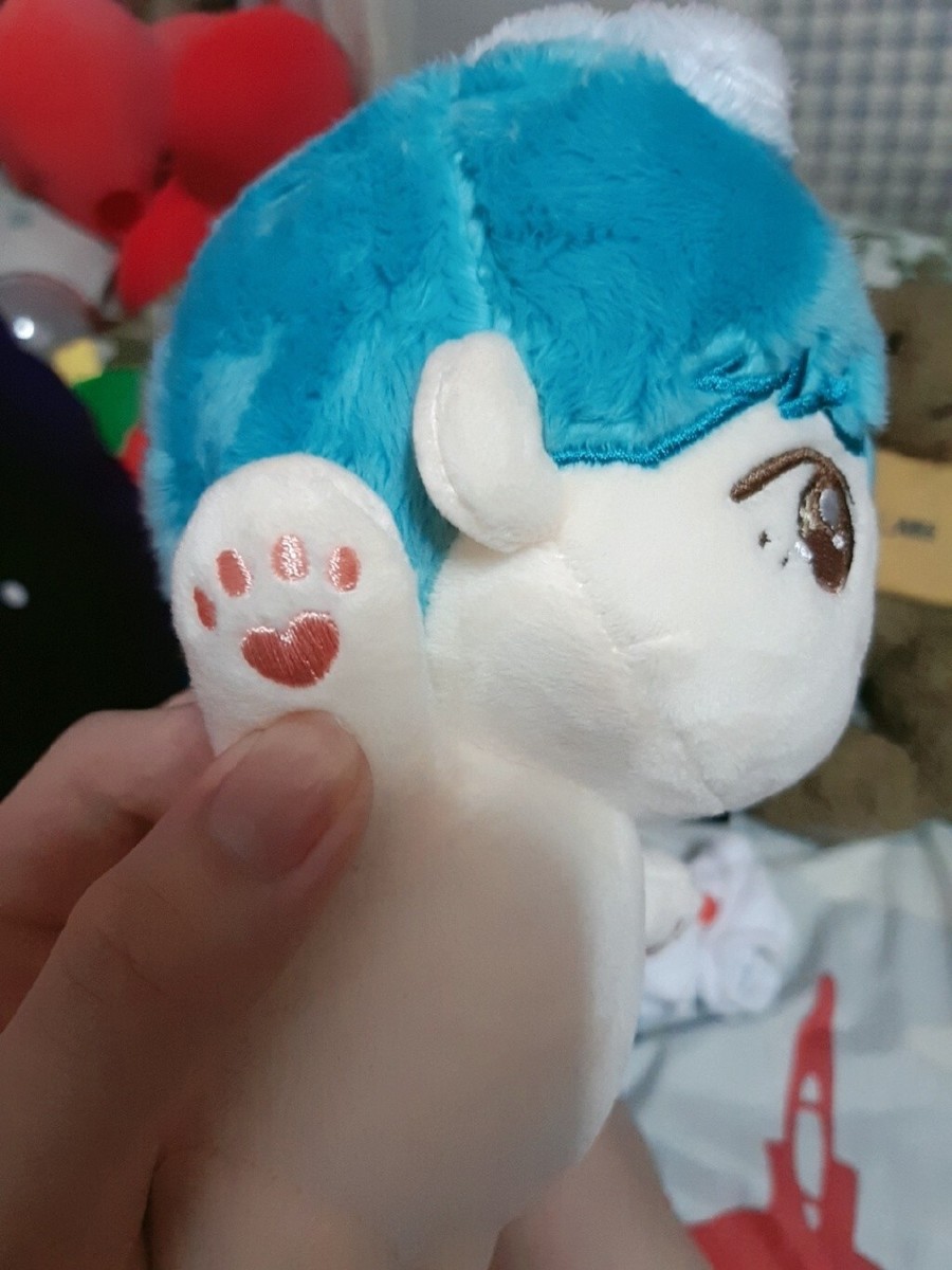 COMFORT 青いぬいぐるみマスコット BTS V テテのぬいぐるみキーリング | My favorite things