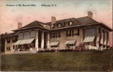 Residence of Mr. Roswell Miller, Millbrook, New York NY postcard