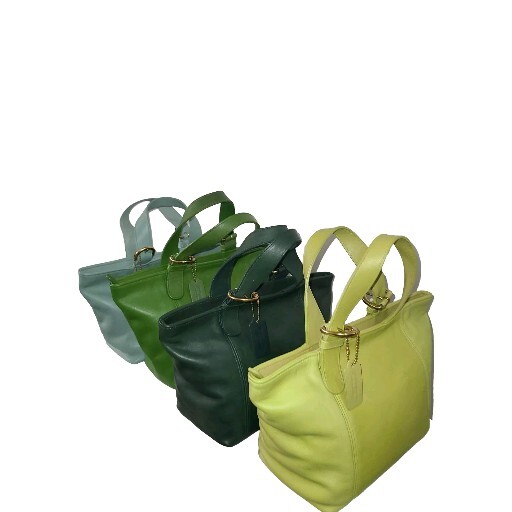 バッグ Vintage Coach Waverly Bag Bottle Green COACH® | Vintage Waverly Bag