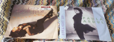 Paula Abdul 2 7''s Straight Up plays VG+ Rush Rush plays EX