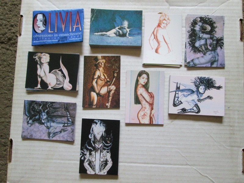 Olivia "Obsessions on Omnichrome" Trading card set w/ wrapper