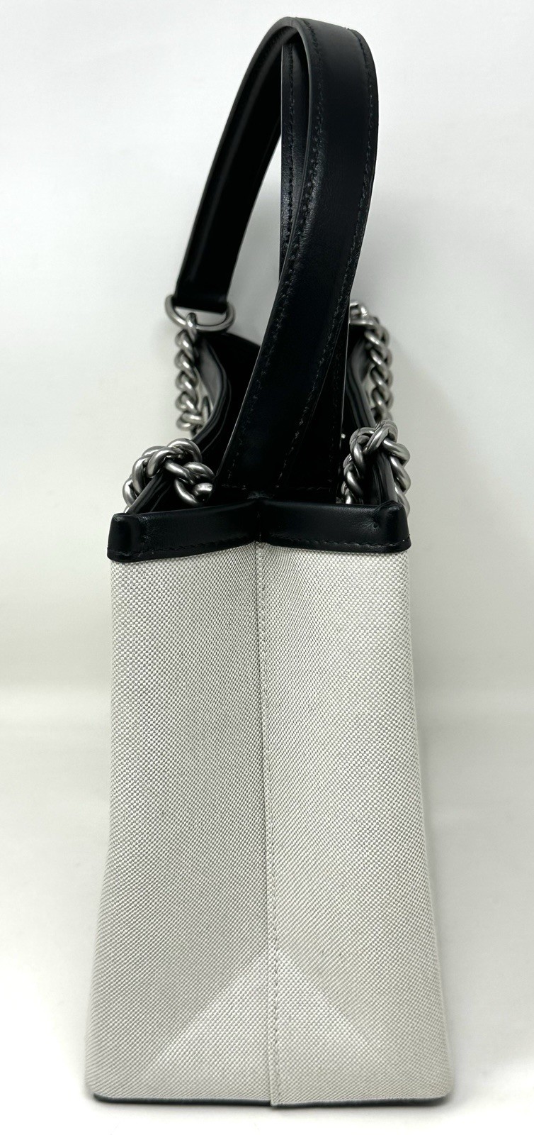 Balenciaga 759941 Naturel Duty Free Small Logo Tote Bag Purse Entrupy Certified thumbnail 7