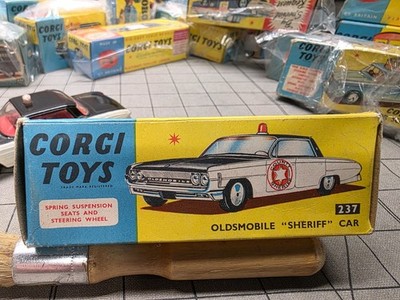 Vintage Corgi Toys Oldsmobile Super 88 Sheriff Car 237 w/ Original