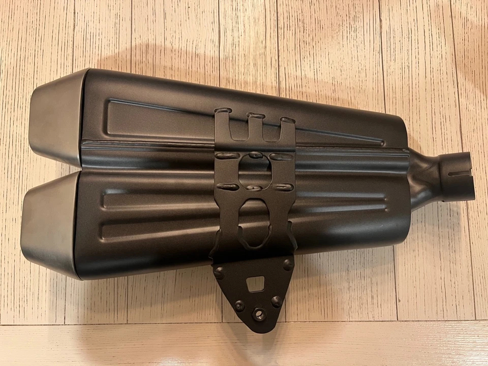 Nuevo 1263581-463 Original Indian FTR 1200 / Rally Silenciador de Escape Negro Foto 2 de 4