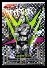 2025 Topps Finest WWE Aleister Black #226 Rare Attitude Checkerboard Refractor