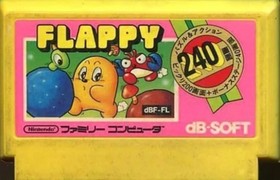 Flappy Famicom Japan Used Cartridge Manual Missing