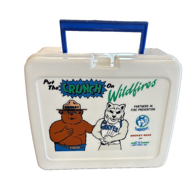 SMOKEY BEAR Minnesota Timberwolves Put The CRUNCH On Wildfires Lunch Box