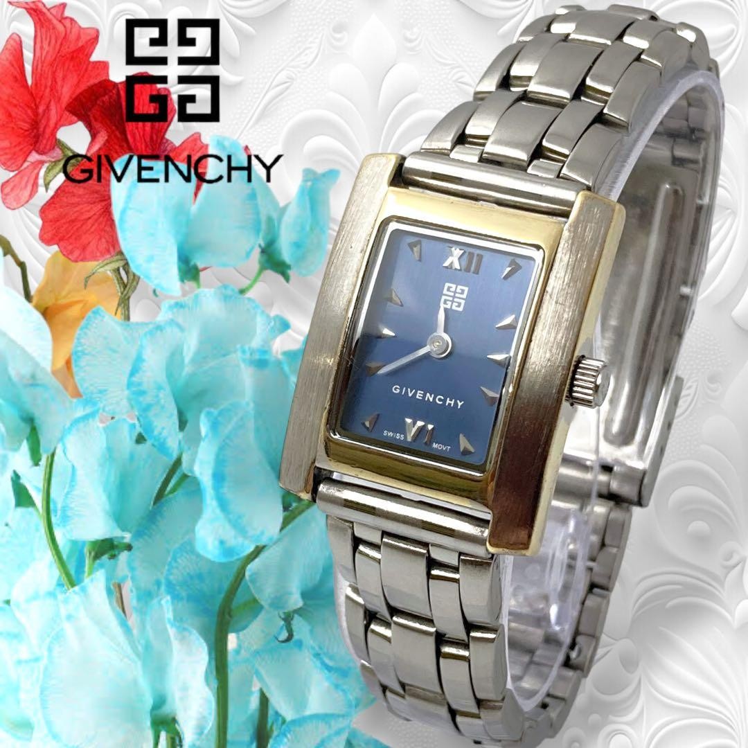 Givenchy Rectangular Ladies Watch Silver Quartz V… - image 1