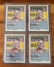 Lot of (4) 1991-92 O-Pee-Chee Premier Nicklas Lidstrom #117 (RC)