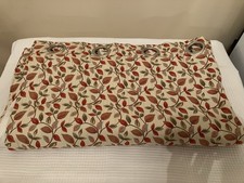 Pair Of Made To Measure Patterned Lined Curtains 140cm Drop 120cm Width