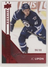 2016-17 Upper Deck Overtime Rookies Red Foil 94/99 JC Lipon #111 f0v