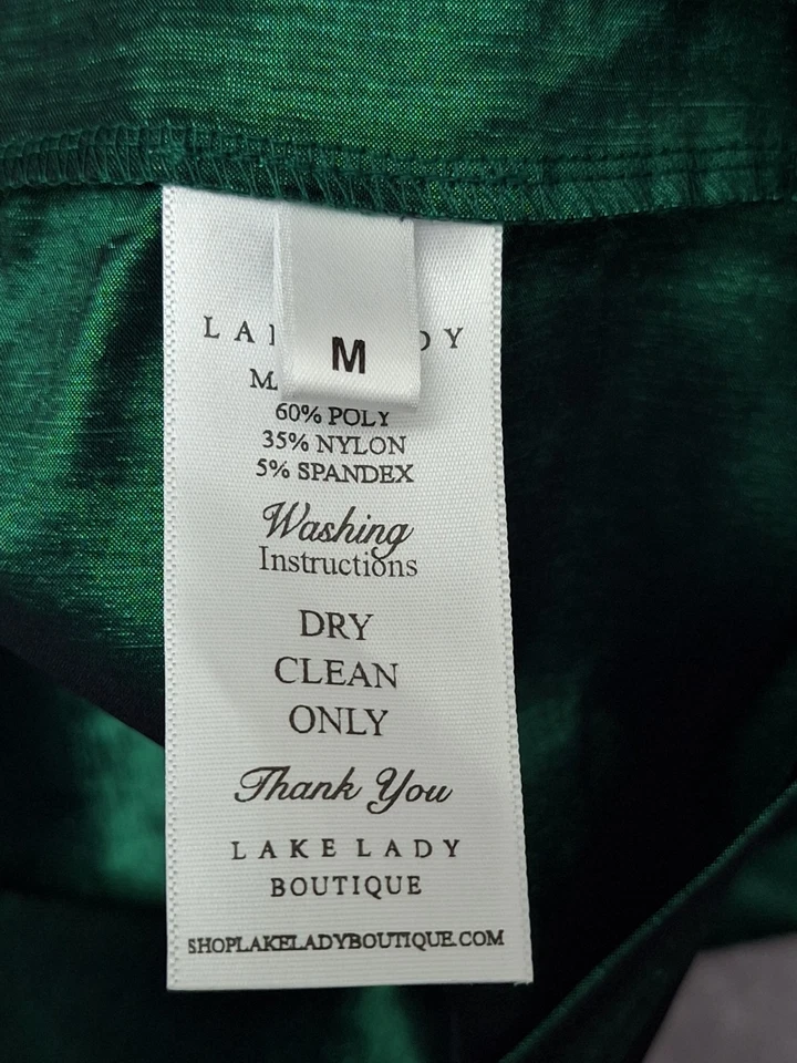 Lake Lady Organza Taffeta Satin Ball Gown Skirt Sz M Formal Derby Wedding Party - Image 4 of 4