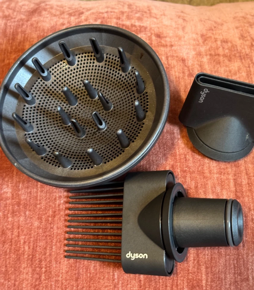 Used Dyson Supersonic Hair Dryer HD07 Attachments Copper Scuffs Scratches Used - Image 2 of 4